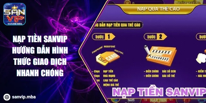 Nạp Tiền SANVIP
